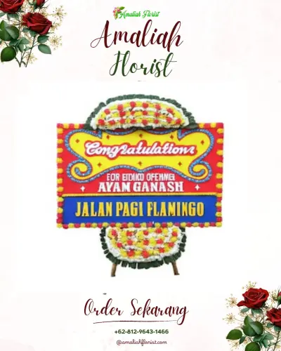 Bunga Papan Congratulation di Talise Valangguni